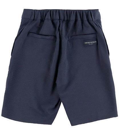 Emporio Armani Set - Overhemd/Shorts - Wit/Dark Navy