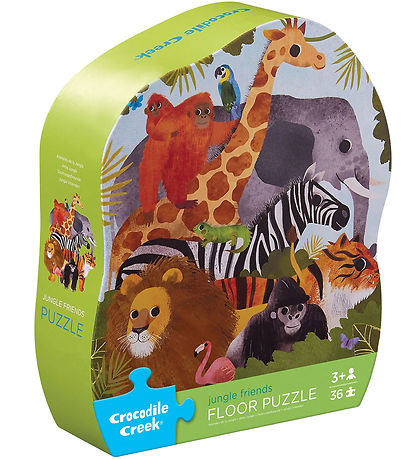 Crocodile Creek Jigsaw Puzzle - 36 Bricks - Jungle Friends