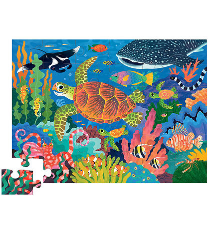 Crocodile Creek Floor Puzzle - 36 Bricks - Sea Turtle