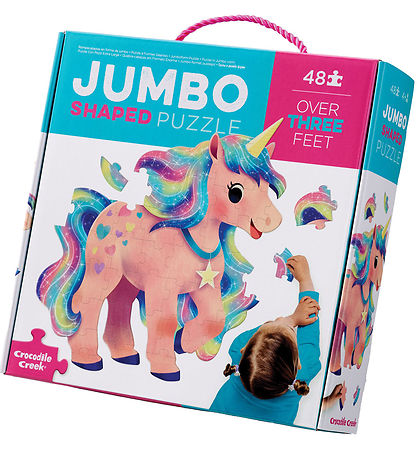 Crocodile Creek Jigsaw Puzzle - 48 Bricks - Jumbo Unicorn