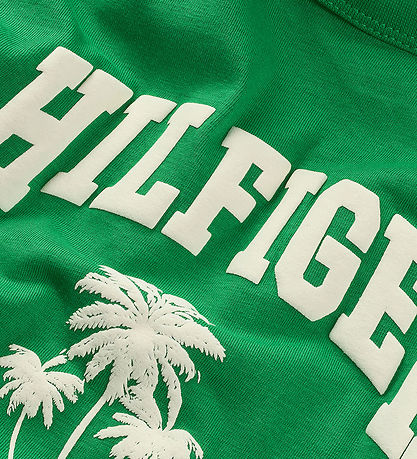 Tommy Hilfiger T-shirt - Palm Print - Radiant Green