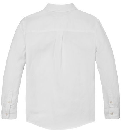 Tommy Hilfiger Skjorte - Lin - Linblanding - Hvit