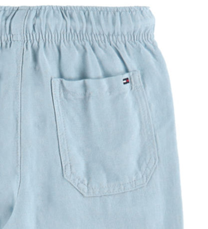 Tommy Hilfiger Byxor - Lin - Blåsigt Blue