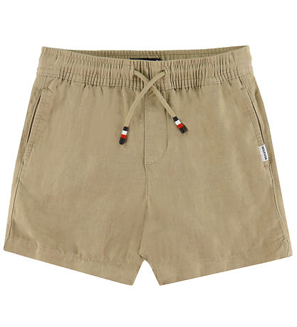 Tommy Hilfiger Shorts - Lin - Sandelträ Khaki