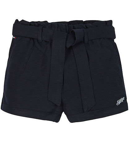 Tommy Hilfiger Shorts - Linen - Pull On - Dark Night Navy