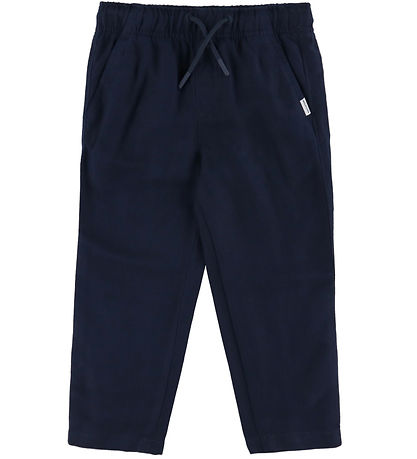 Tommy Hilfiger Byxor - Lin - Dark Natt Marinblå