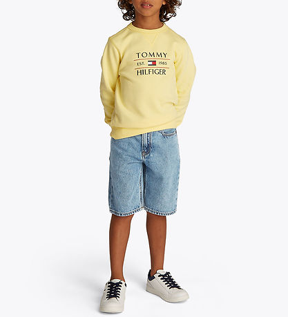 Tommy Hilfiger Stuttbuxur - Gallaefni - Authredcastmid