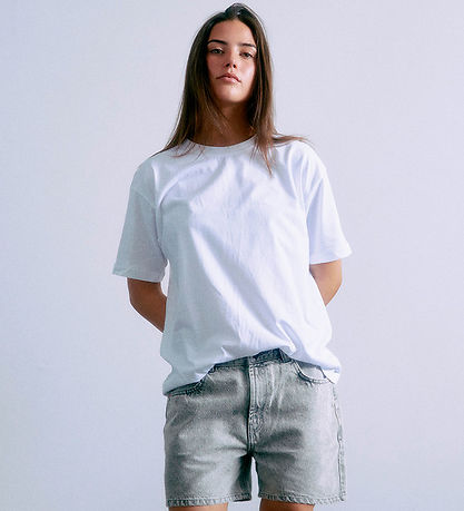Grunt Shorts - GrGlori Mid-Stijging - Grijs