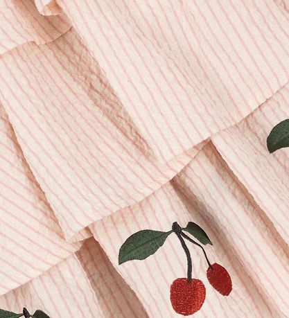 Konges Sløjd Kjóll - Ellie - Peony Stripe