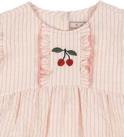 Konges Sløjd Summer Romper - Ellie - Peony Stripe