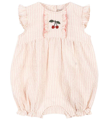Konges Sløjd Summer Romper - Ellie - Peony Stripe