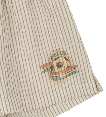 Konges Sløjd Stuttbuxur - Elliot - Stripe Blár