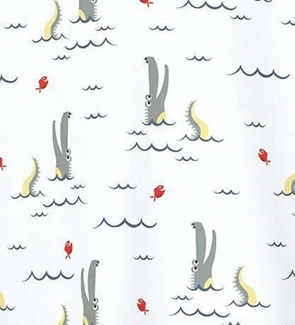 Name It Stuttermabolur - NmmValther - Bright White/Fish Alligato