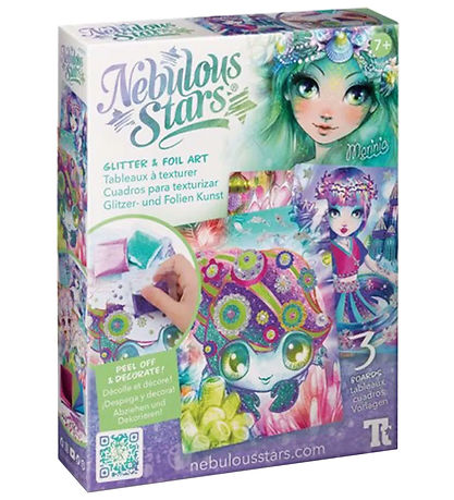 Étoiles nébuleuses Creset - Glitter et Foil Art