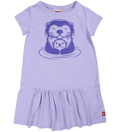 DYR-Cph Kleid- Tierisch munter - Lila Ottermutter