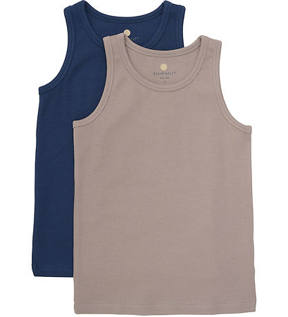 En Fant Undershirt - 2-Pack - Fungi