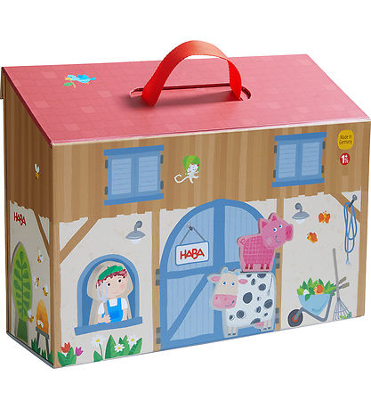 HABA Play Världen Leksaker - 23 Delar - Gård