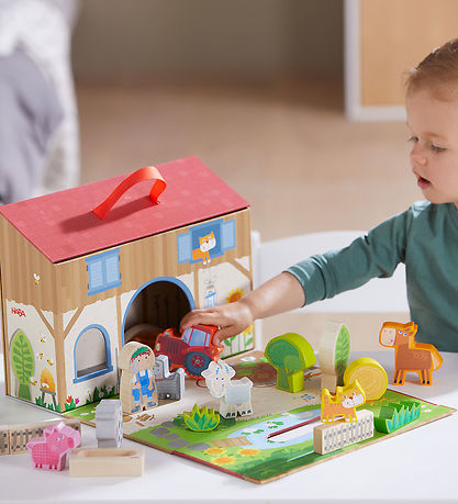 HABA Play Världen Leksaker - 23 Delar - Gård