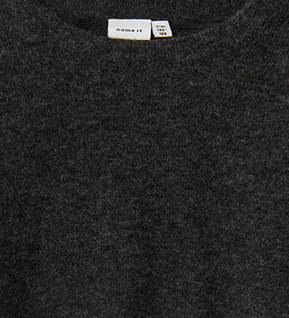 Name It Blússa - Prjónað - NkmTalils - Dark Grey Melange