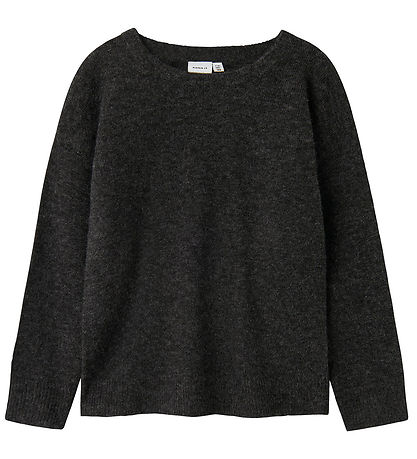 Name It Blússa - Prjónað - NkmTalils - Dark Grey Melange