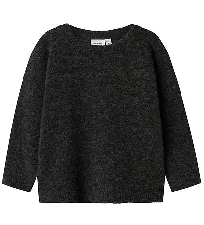 Name It Blússa - Prjónað - NmmTalils - Dark Grey Melange