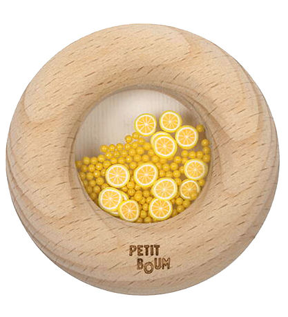 Petit Boum Sensorisches Spielzeug - Holz - Donut - Zitronen