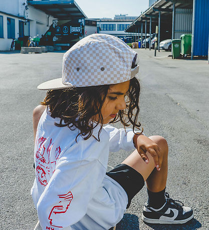 Lil' Boo Copenhagen Cap - Chess 5 - Brown/Cream