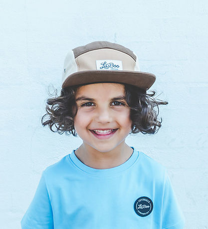 Lil' Boo Copenhagen Cap - Block Brown 5-Panel - Brown