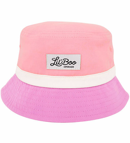 Lil' Boo Copenhagen Sommerhut - Block - Pink/Lila
