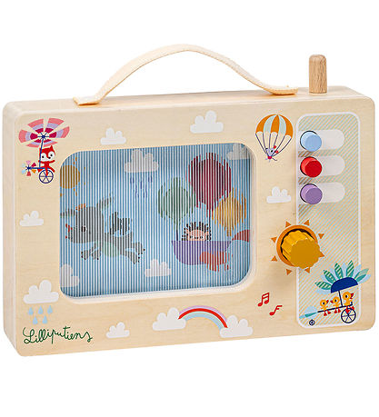Lilliputiens Animiert Spieldose - Holz - Fliegend Joe