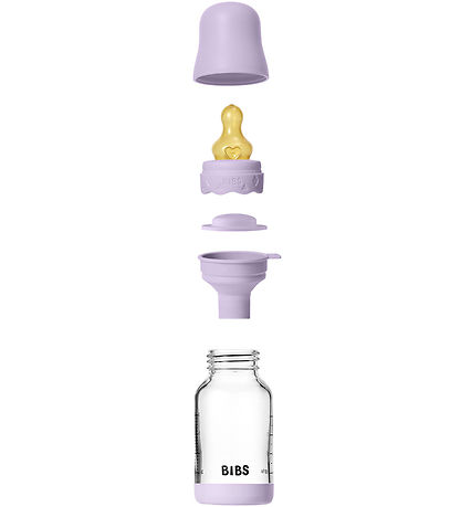 BIBS Bohemia Feeding Bottle - 120 mL - Glass/Natural Rubber - Vi