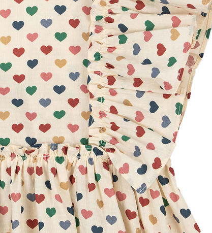 Konges Sløjd Kleid - Evia Bow - Coeur Color
