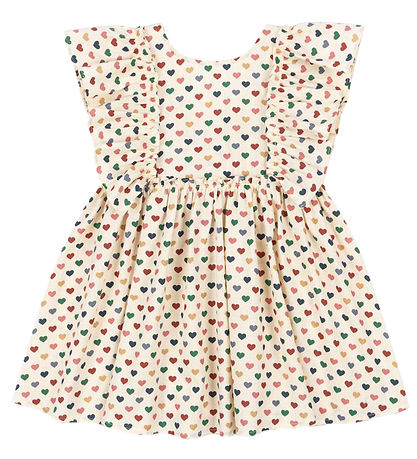Konges Sløjd Kleid - Evia Bow - Coeur Color