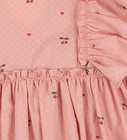 Konges Sløjd Kleid - Euböa Bow - Cherry Coeur