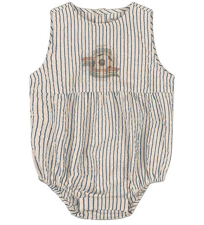 Konges Sløjd Summer Romper - Elliot - Stripe Blue