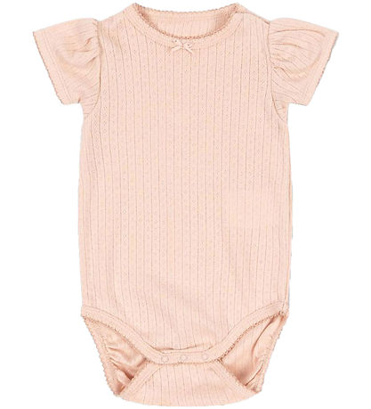 Konges Sløjd Bodysuit s/s - Minnie Puff - Cameo Rose