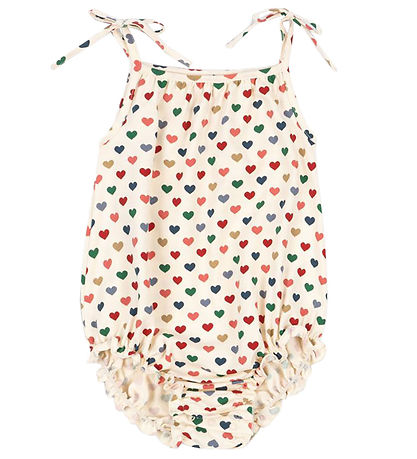 Konges Sløjd Summer Romper - Strap - Coeur Color/Hearts