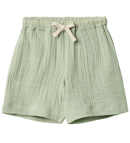 Wheat Shorts - Musselin - Atlasz - Soft Minze
