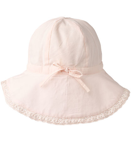 Wheat Solhatt - Chloe - Powder m. Spetsar