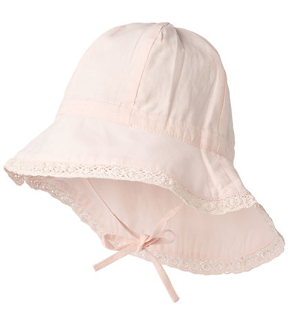 Wheat Solhatt - Chloe - Powder m. Spetsar