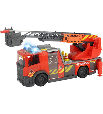 Dickie Toys Feuerwehrauto - Scania vier Patrouille - Licht/Ton