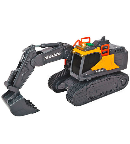 Dickie Toys Vinnubíll - Volvo beltagröfa - Ljós/hljóð