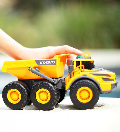 Dickie Toys Vinnubíll - Volvo Articulated Hauler - Ljós/hljóð