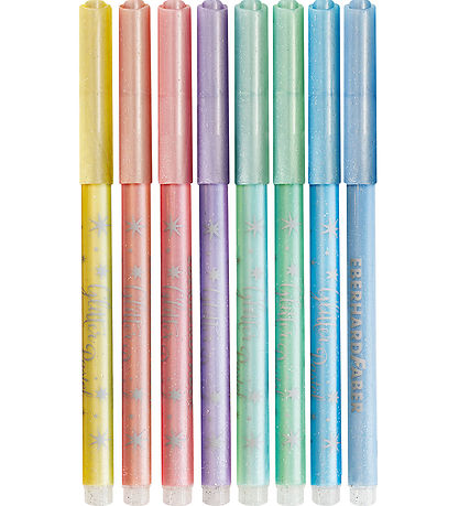 Eberhard Faber Tússlitir - 8 Stk. - Glitter Pastel