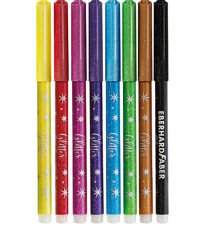 Eberhard Faber Filzstifte - 8 st. - Glitter