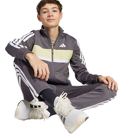 adidas Performance Jogging galli - J 3S TIBERIO TS - GRESTR/Whit