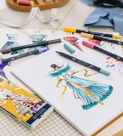 Faber-Castell Markers - 6 pcs - Goldfaber Sketch - Fashion