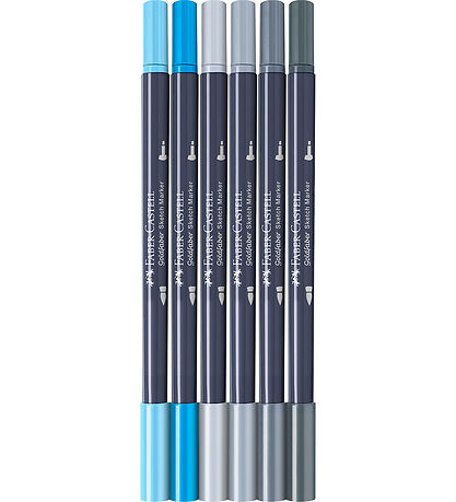 Faber-Castell Markers - 6 pcs - Goldfaber Sketch - Product Desig