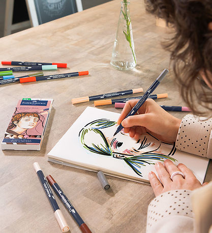 Faber-Castell Colour Markers - Goldfaber Sketch Marker Portrait 