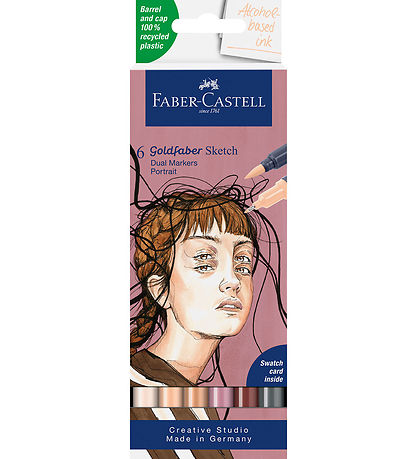 Faber-Castell Colour Markers - Goldfaber Sketch Marker Portrait 
